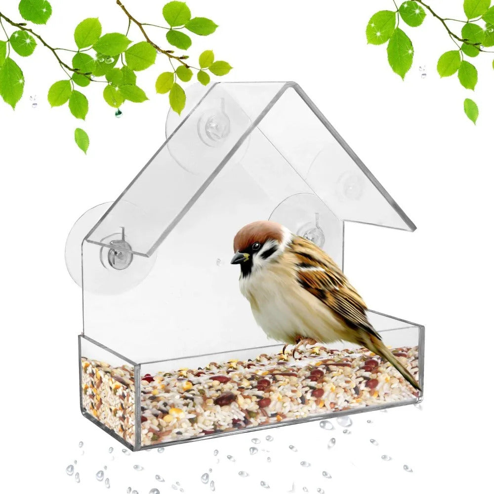 Bird feeder™ - Doorzichtig Voederhuisje